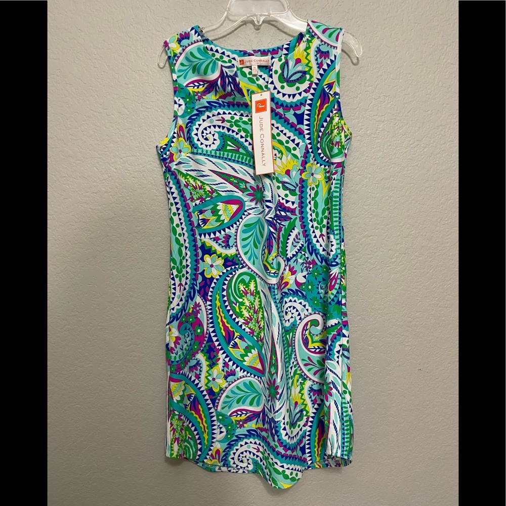 NWT Jude Connally “Allison” Paisley Sleeveless XS Dress